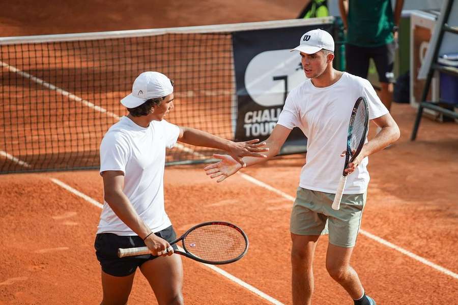 Jaime Faria e Henrique Rocha estão a jogar apenas pela segunda vez juntos em torneios challenger