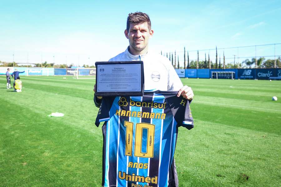 Kannemann é um dos ídolos da torcida gremista
