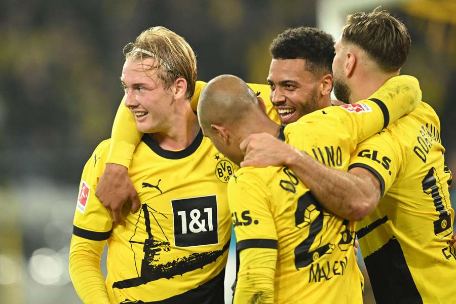 Le but de Brandt à la 67ᵉ minute a permis à Dortmund de prendre la tête de la Bundesliga. 