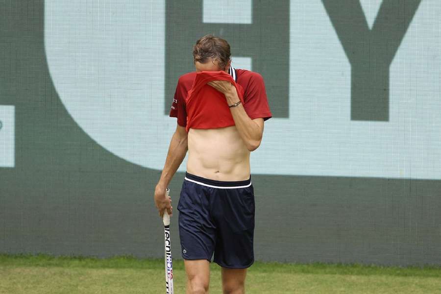 Medvedev was dumped out in Halle