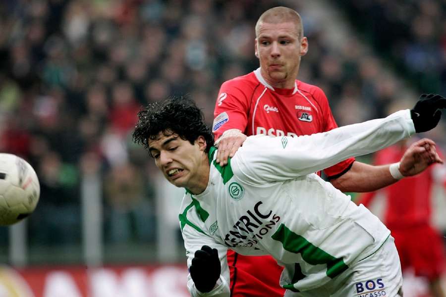 Luis Suárez in actie voor de 'Trots van het Noorden' in 2007