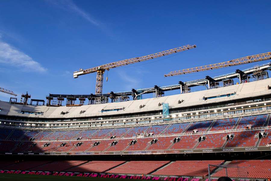 Stavební práce na Camp Nou provádí firma Limak Stavební práce na Camp Nou provádí firma Limak