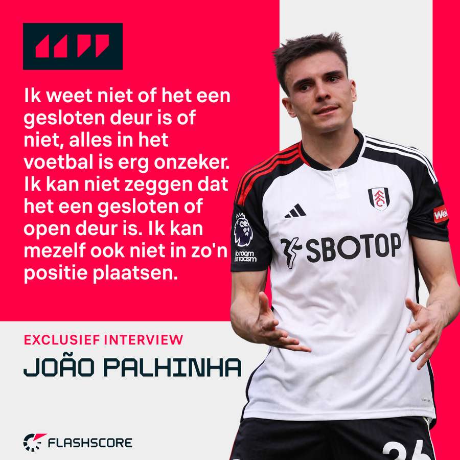 João Palhinha van Fulham over zijn mogelijke overstap naar Bayern