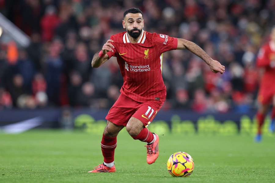 Salah, jugador del Liverpool
