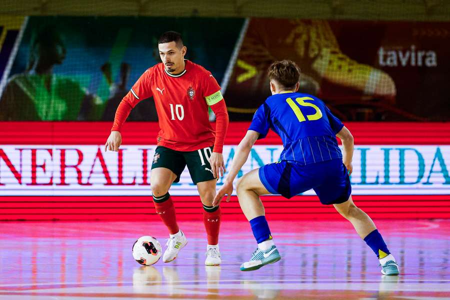 Bruno Coelho em ação com a Ucrânia