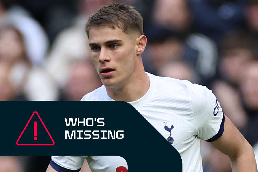 Spurs will be without centre-back Micky Van de Ven for their clash against Fulham