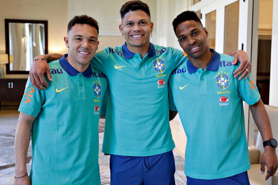 O trio do Porto na Seleção Brasileira