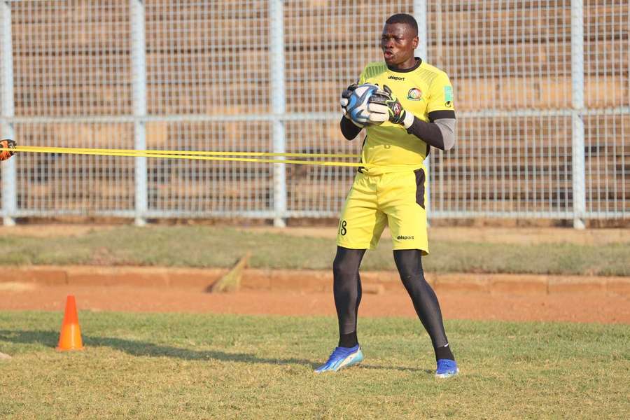 Harambee Stars goalkeeper Patrick Matasi