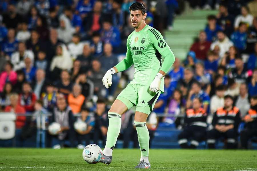 Courtois, con el Real Madrid Courtois, con el Real Madrid