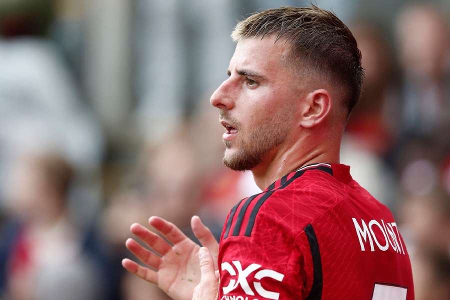 Mount played his first match for United today in a friendly