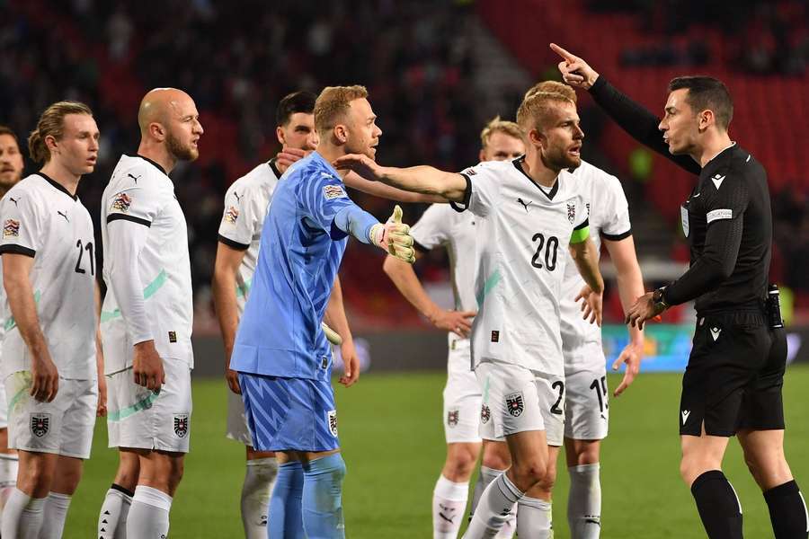 Das ÖFB-Team ärgert sich über das Aus.