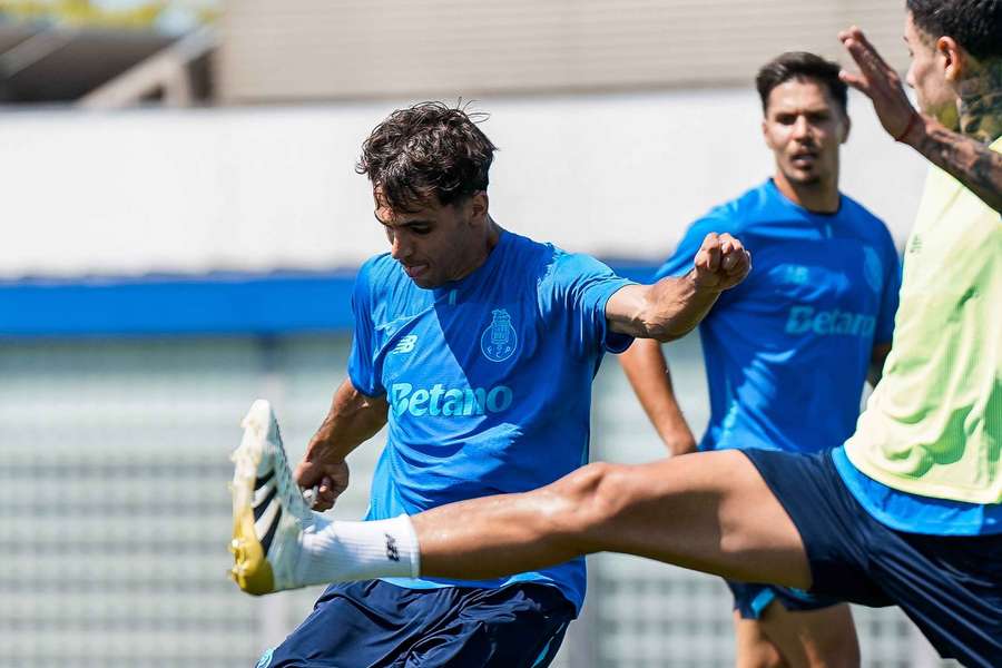 Gabri Veiga no treino do FC Porto