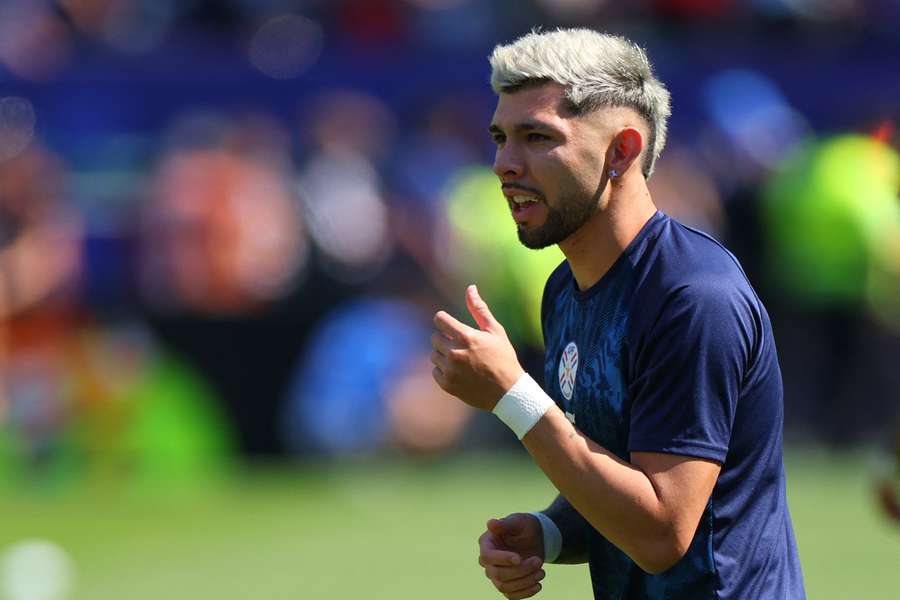 Enciso antes do jogo Enciso antes do jogo