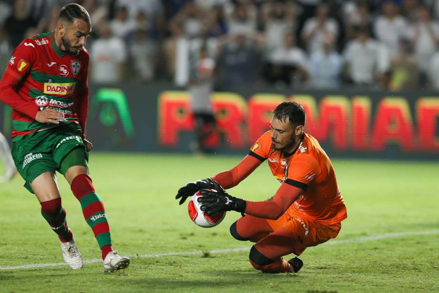 Portuguesa fez um bom jogo contra o Santos