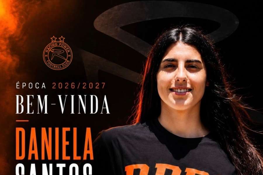 Daniela Santos assinou pelo Racing Power Daniela Santos assinou pelo Racing Power