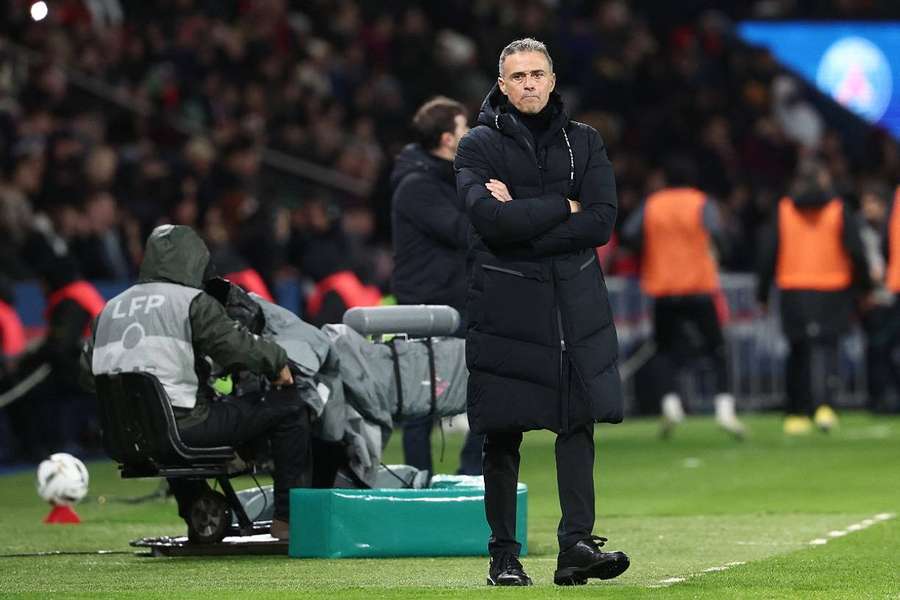 Luis Enrique lors du Trophée des Champions.