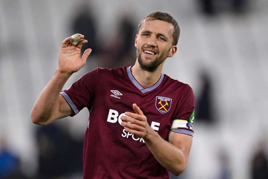 Tomáš Souček patří mezi nejzkušenější hráče West Hamu.