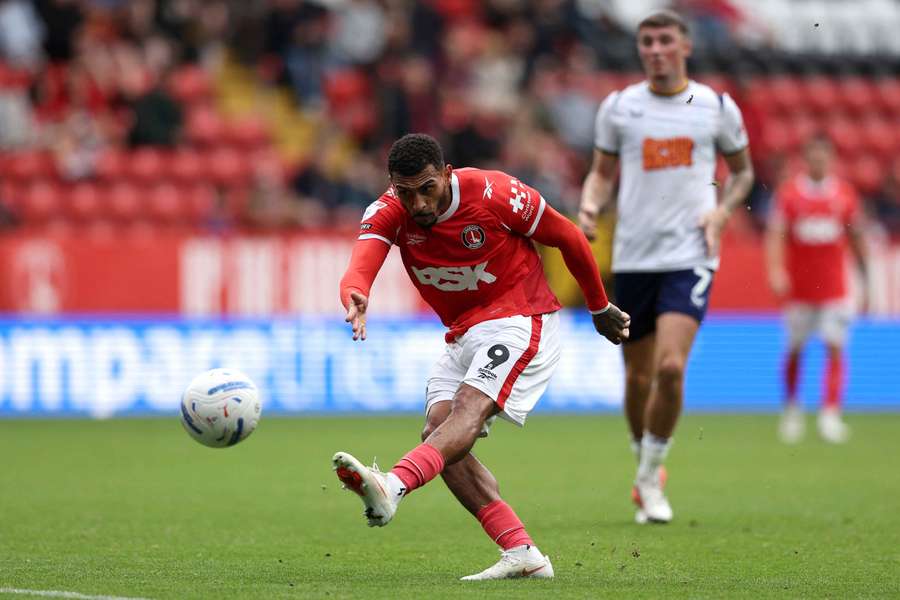 Charlton's Karlan Grant shoots Charlton's Karlan Grant shoots