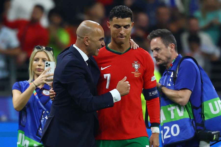 Martinez probeert Ronaldo op te peppen