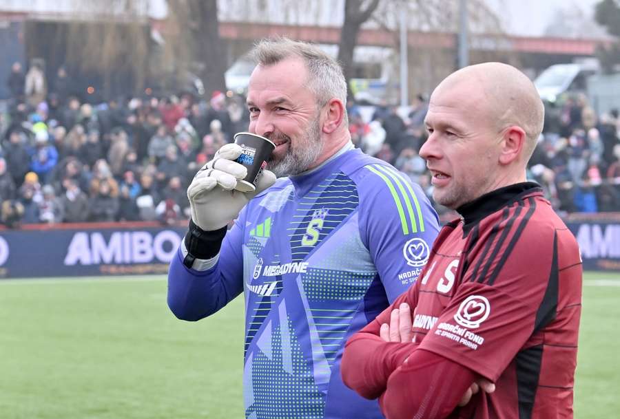 Někdejší opory pražské Sparty Jaromír Blažek a Lukáš Hartig