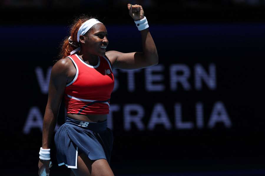 Coco Gauff este miércoles.