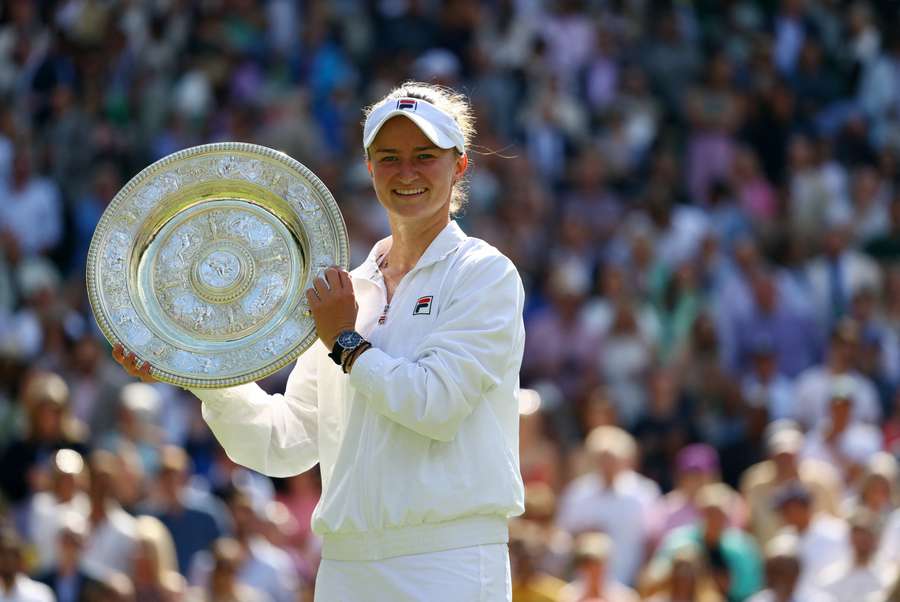 Krejcikova secured her second major title in singles