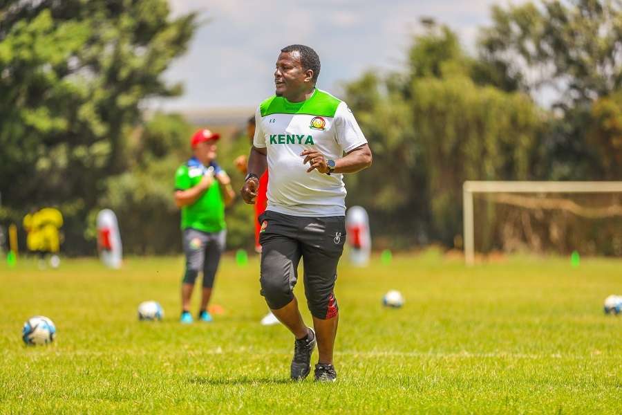 Kenya's assistant coach Ken Odihambo