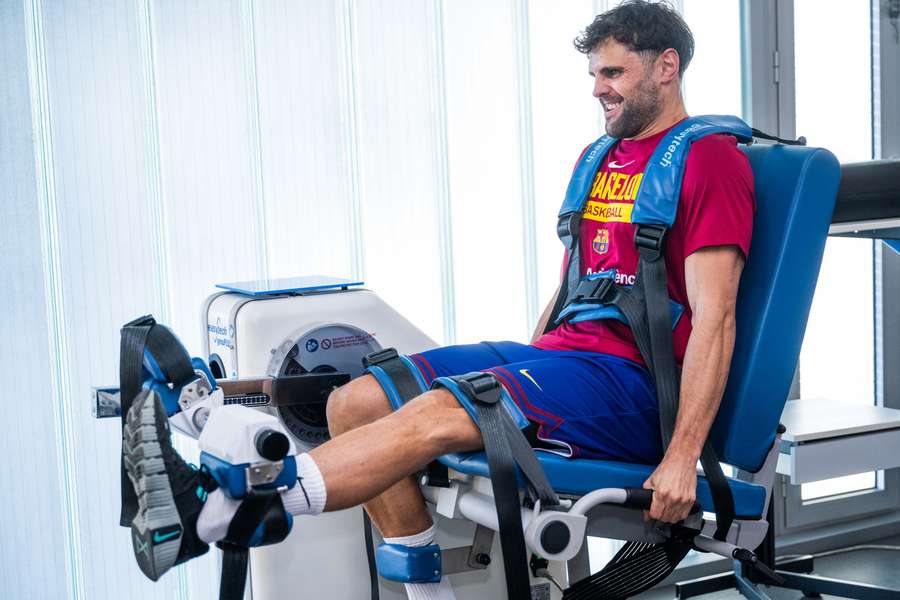Raúl Neto, en una prueba de esfuerzo