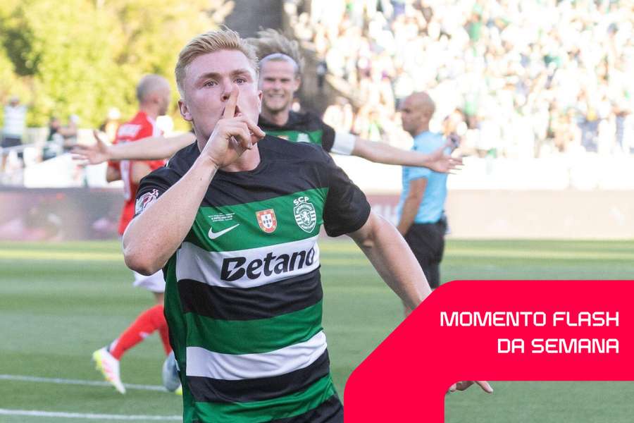 Harder celebra o golo na final da Taça de Portugal