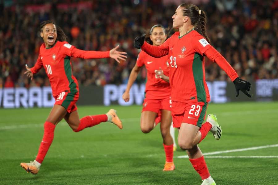 Debutants Portugal clinched their first victory at the WWC