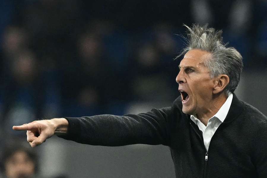 Claude Puel mercredi soir.