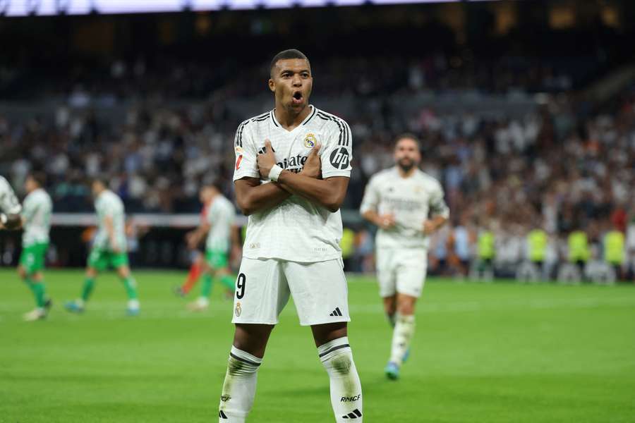 Mbappe scores first goal in La Liga for Real Madrid