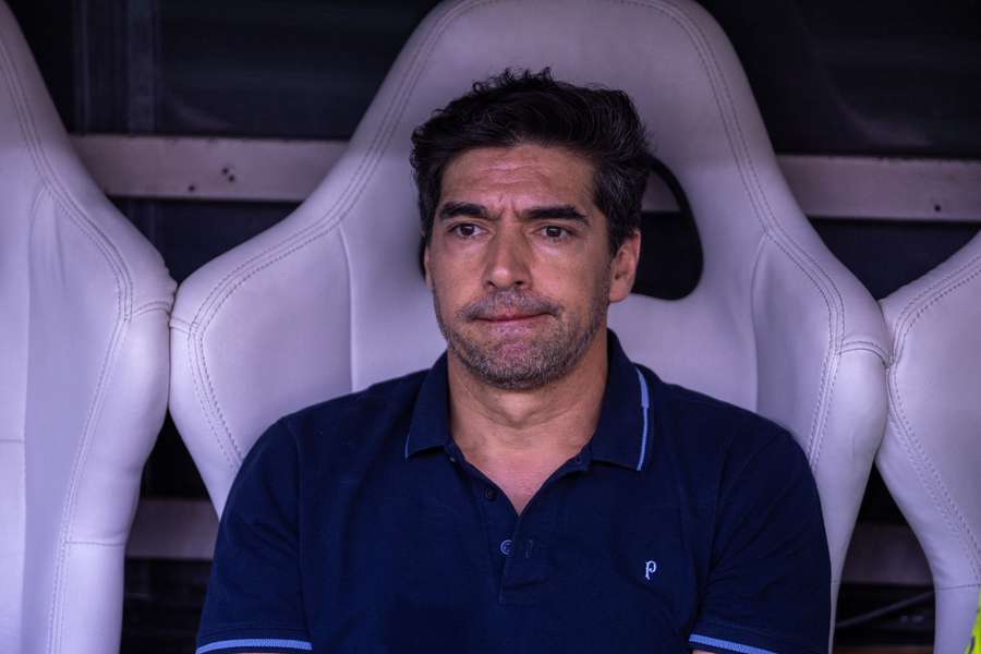 Abel Ferreira em partida contra o Ceará no final de 2025. Abel Ferreira em partida contra o Ceará no final de 2025.