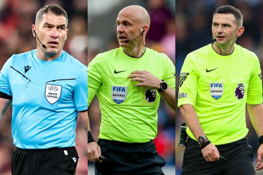 Istvan Kovacs, Anthony Taylor și Michael Oliver