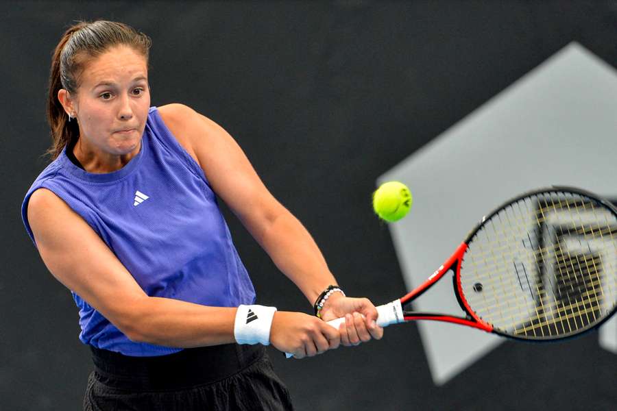 Kasatkina in action in Adelaide