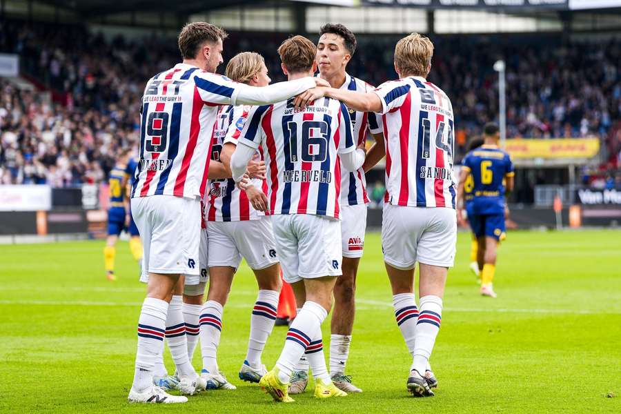 Willem II viert de 2-0 van Ringo Meerveld in het thuisduel met RKC Waalwijk