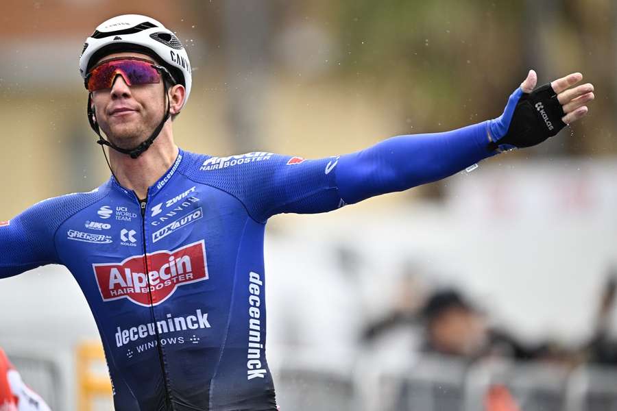 Kaden Groves durfte seinen ersten Etappensieg beim Giro d'Italia feiern.