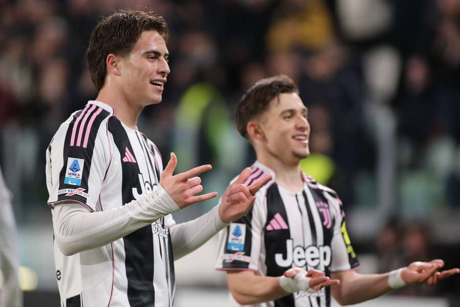 Yildiz (L) opened the scoring for Juve