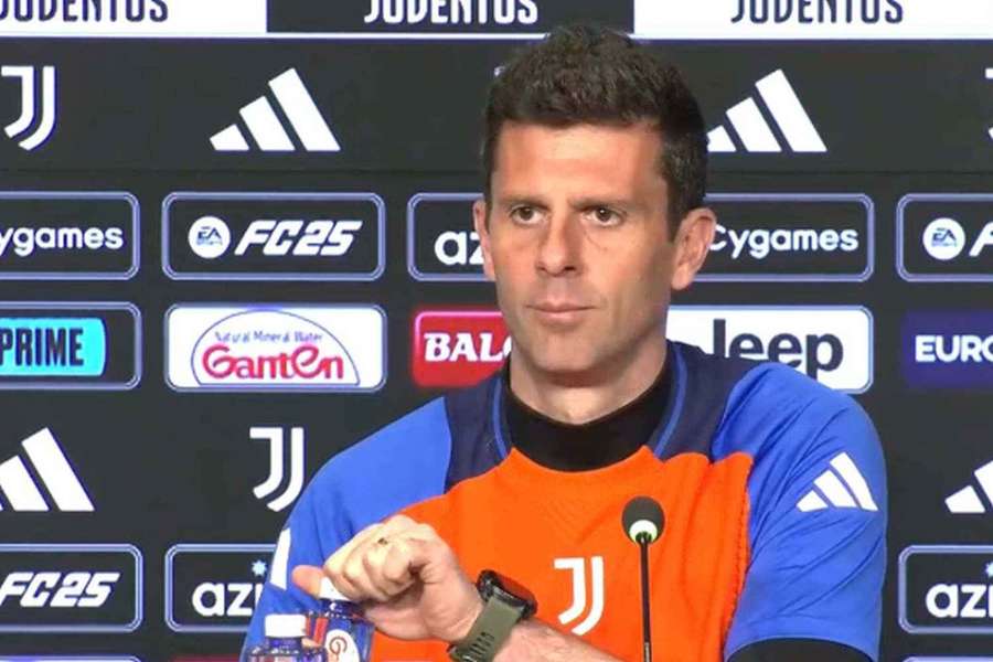 Trenér Juventusu Thiago Motta