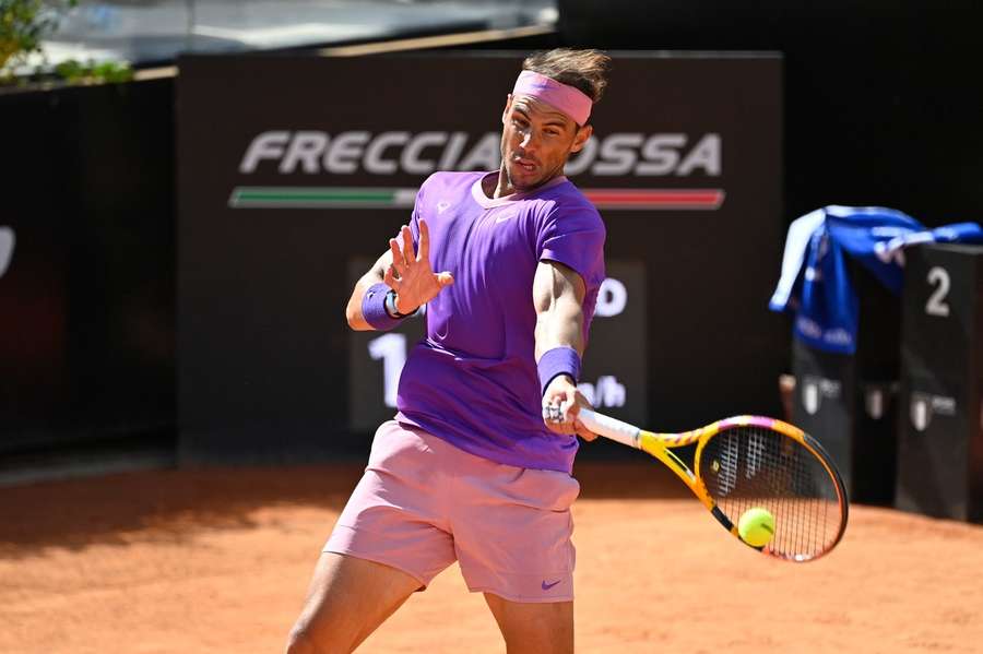 Rafael Nadal pretende disputar o torneio de Roma antes de Roland Garros