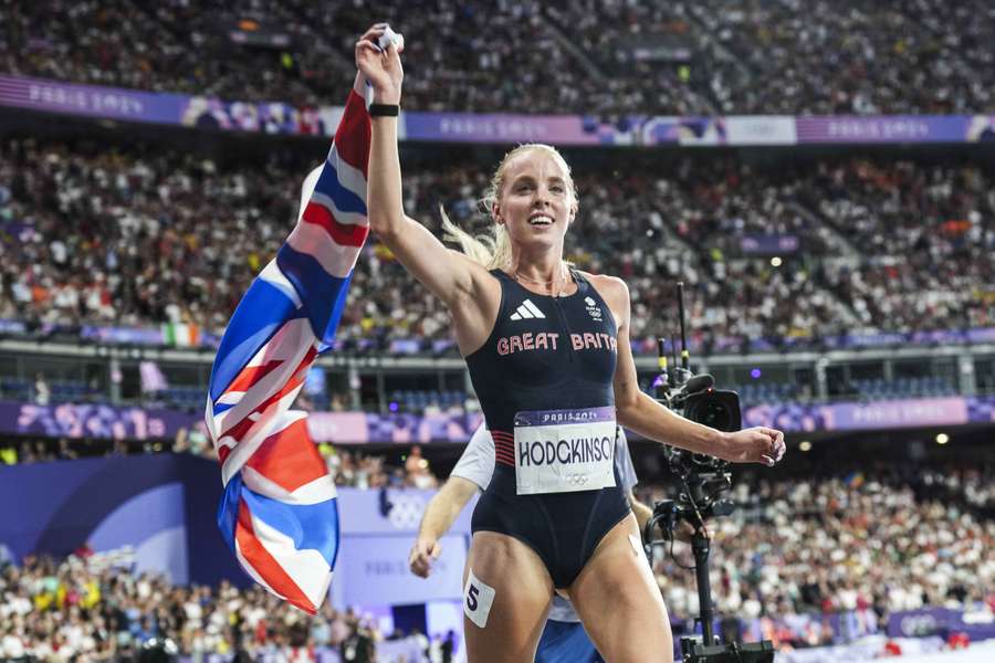 Keely Hodgkinson won gold in the women's 800m at Paris 2024.