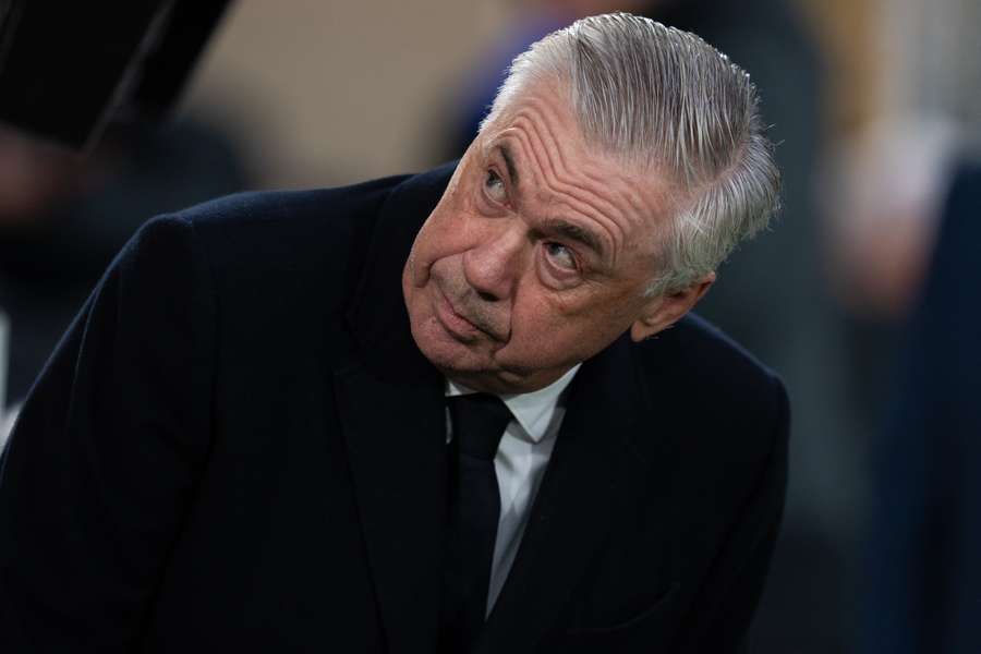 Carlo Ancelotti, treinador do Real Madrid