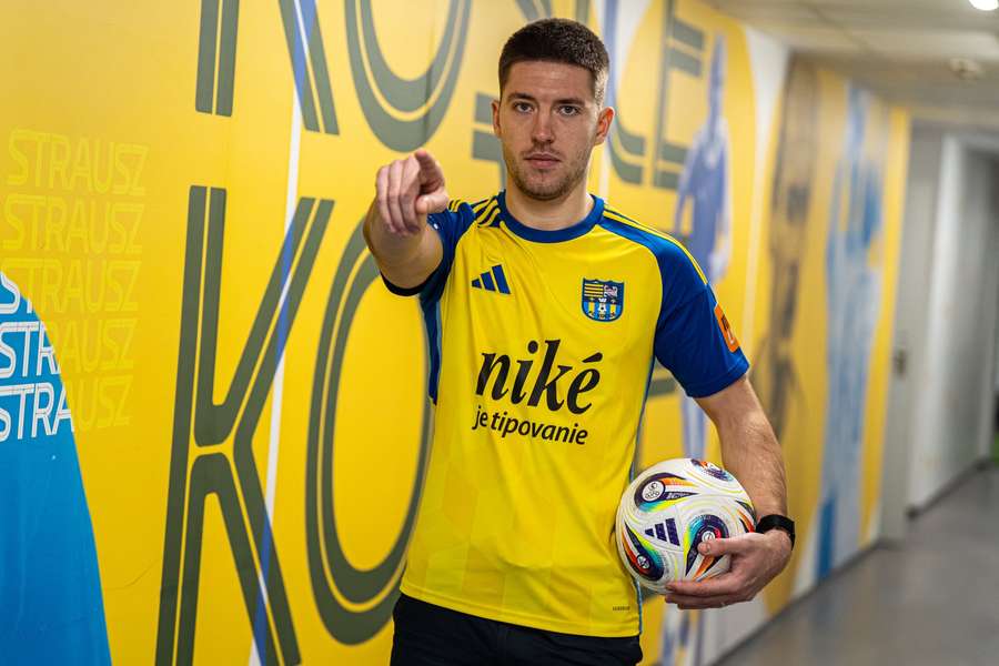 Lukačevič v drese Košíc.