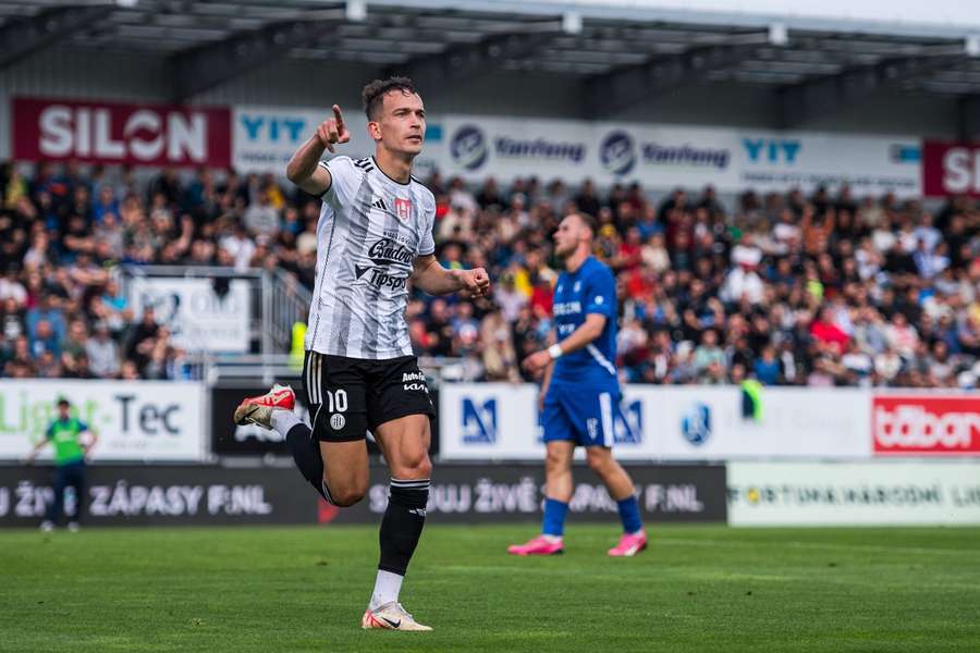 Jediný gól Dynama v odvetě s Táborskem dal Jan Suchan.