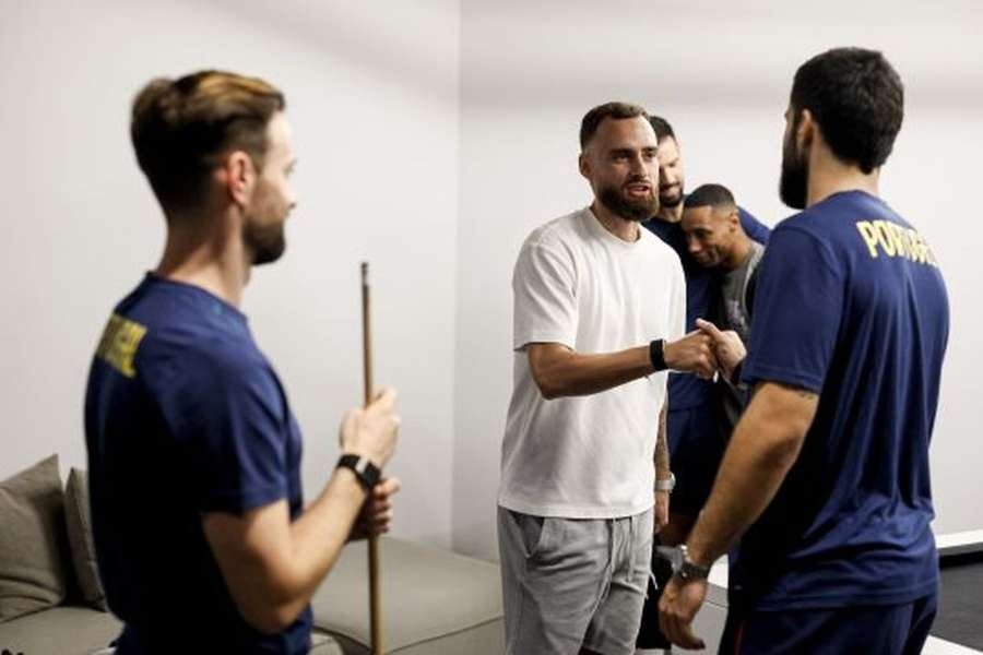Bruno Pinto à chegada à concentração da Seleção Nacional