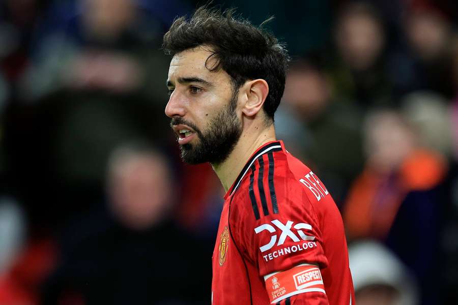 Bruno Fernandes, médio e capitão do Manchester United