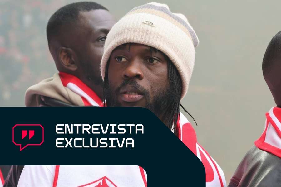 Gervinho, asistiendo a un partido del Lille Gervinho, asistiendo a un partido del Lille