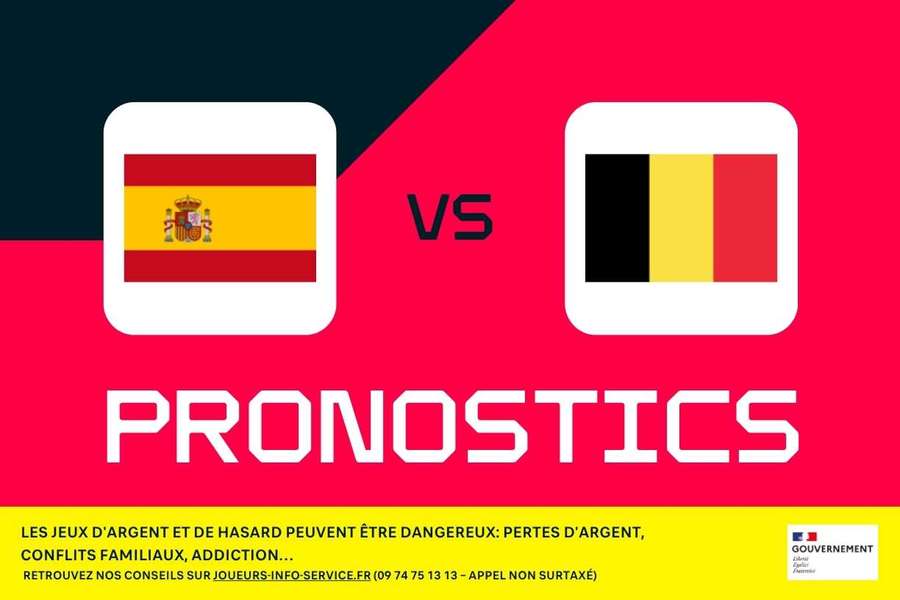 Espagne-Belgique : Pronostics, meilleures options de pari et cotes (Coupe du monde 2026)