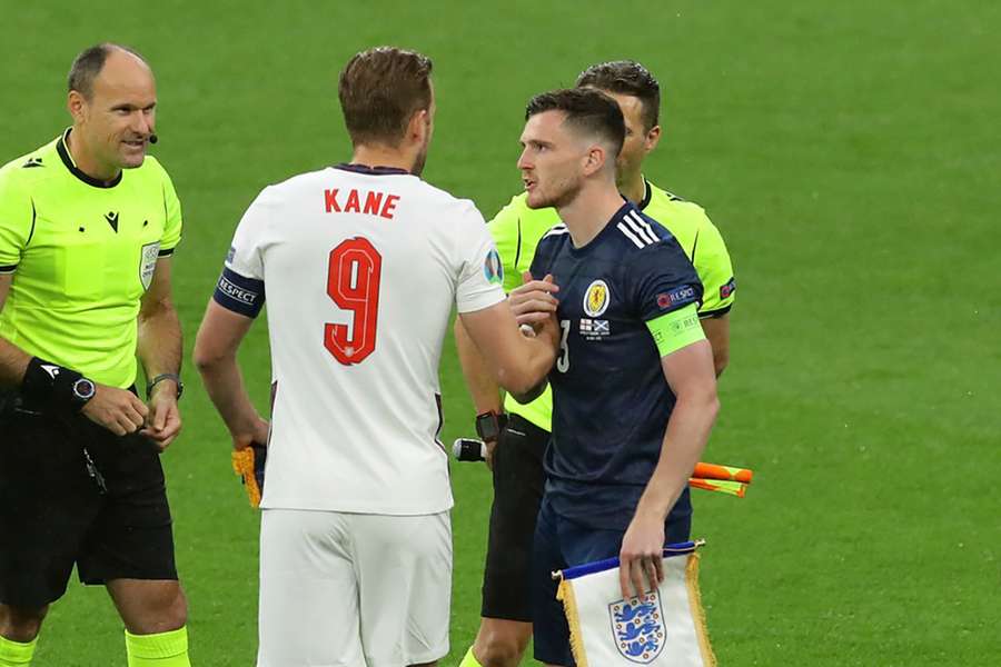 Captains Harry Kane and Andy Robertson