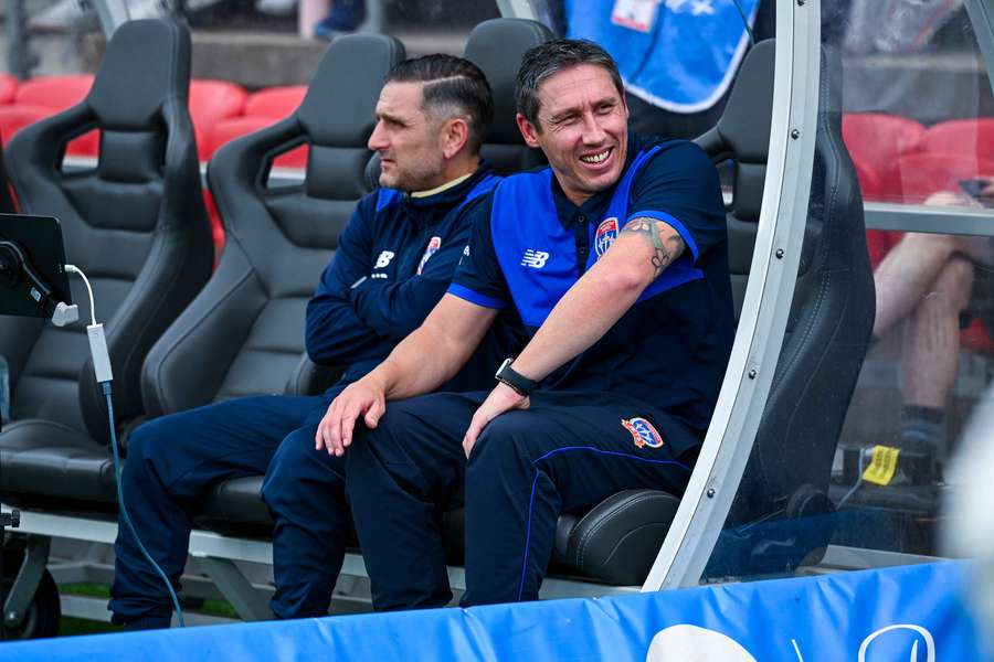 Newcastle Jets head coach Mark Milligan in Adelaide at the weekend.